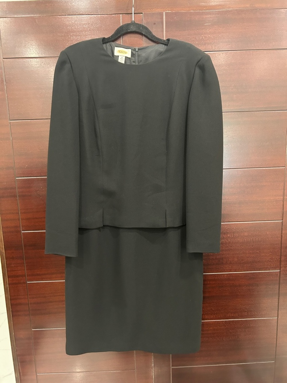 Talbots Black Long Sleeve Dress